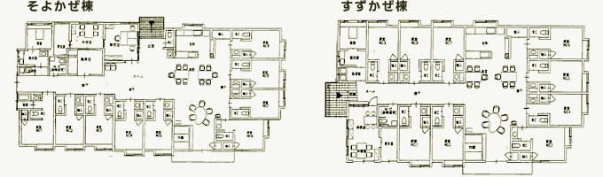 グループホーム四季の丘間取り図